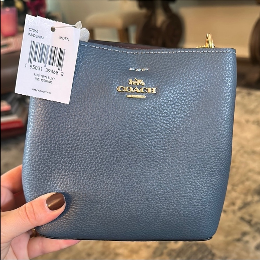 Coach Blue Leather Women's Bag